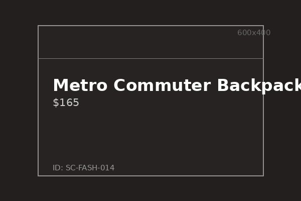 Metro Commuter Backpack