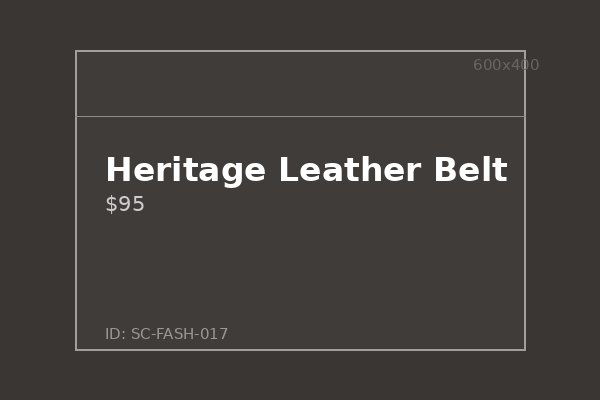 Heritage Leather Belt