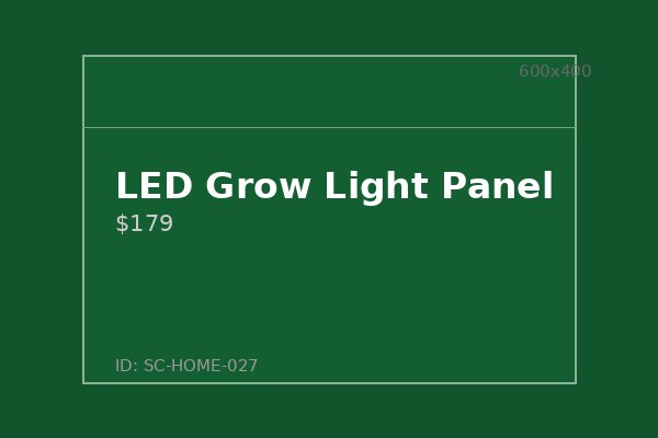 LED Grow Light Panel