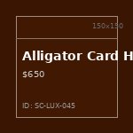 Alligator Card Holder