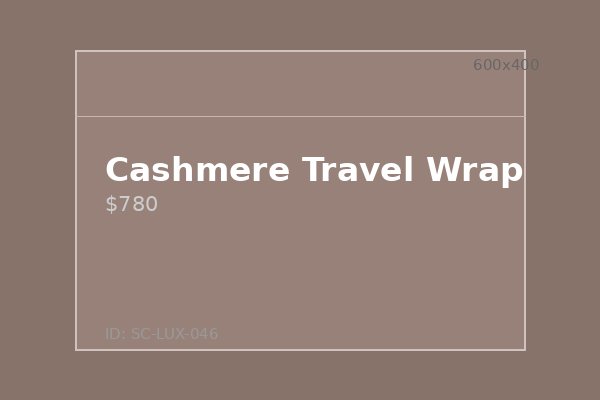 Cashmere Travel Wrap