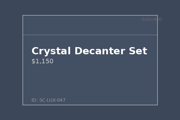Crystal Decanter Set