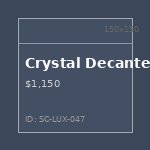 Crystal Decanter Set