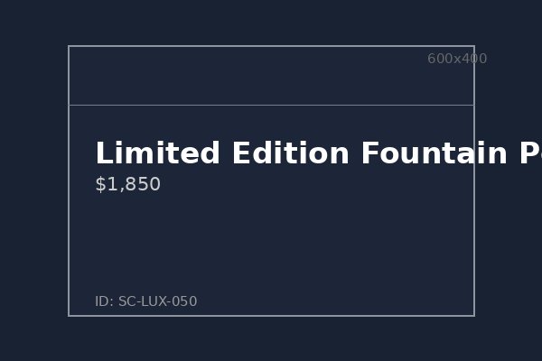 Limited Edition Fountain Pen