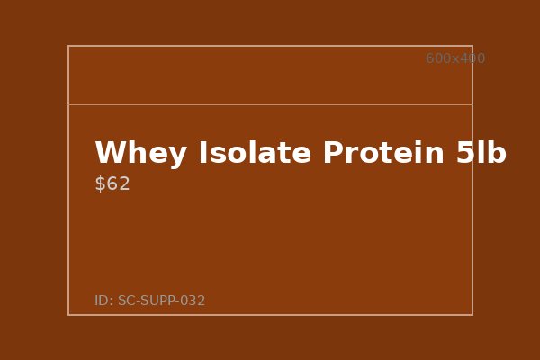 Whey Isolate Protein 5lb