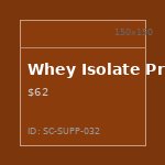 Whey Isolate Protein 5lb
