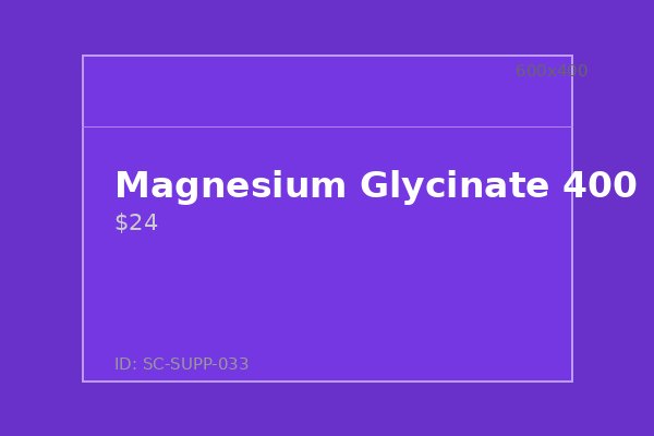 Magnesium Glycinate 400