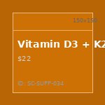 Vitamin D3 + K2 Drops