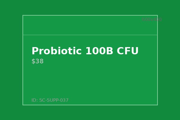 Probiotic 100B CFU
