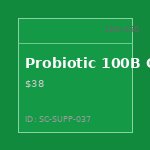 Probiotic 100B CFU