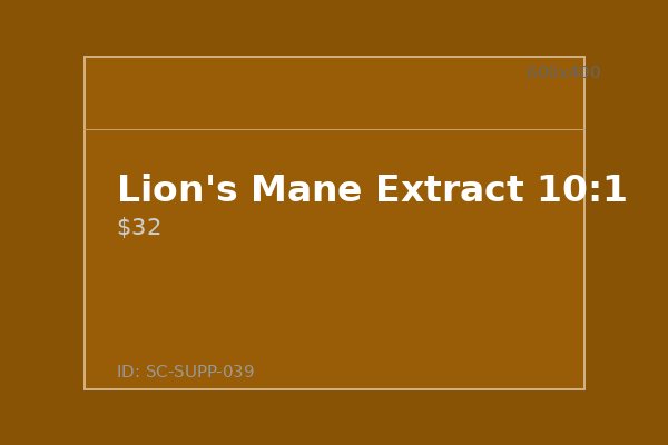 Lion's Mane Extract 10:1