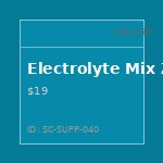 Electrolyte Mix Zero Sugar